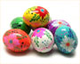 Huevos de Pascua pintados